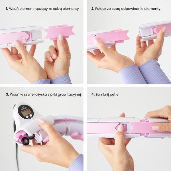 HHW06 HULA HUMPE ROSA MED BOTTEN OCH VIKT + HMS COUNTER