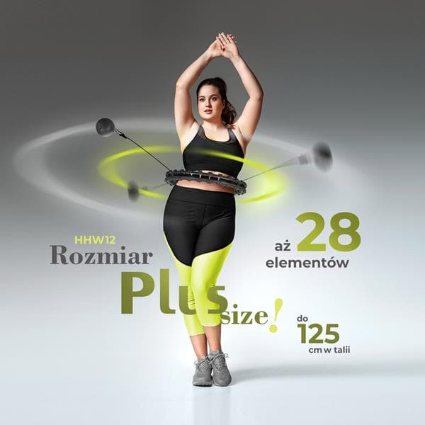 HHW12 PLUS KOKO HULA HOP MUSTA ULKOISTA JA HMS PAINOA