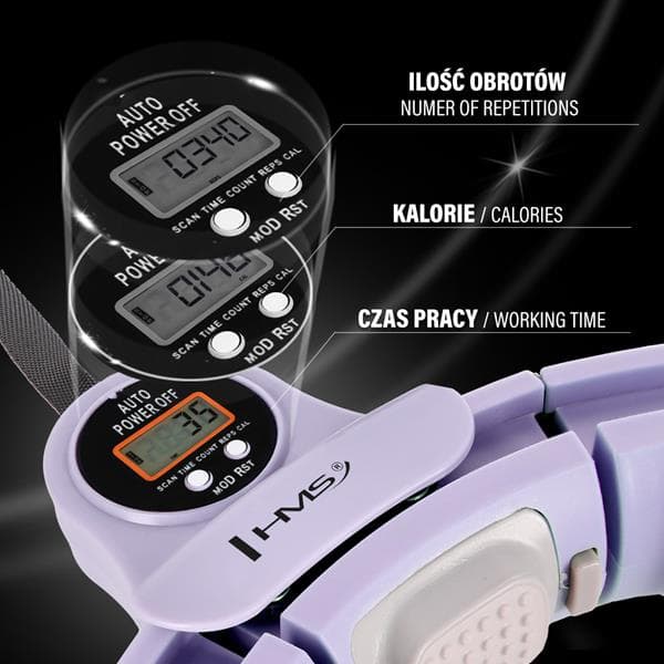 HHM13 HULA HUMLE VIOLET MED MAGNETER OCH VIKT + HMS COUNTER