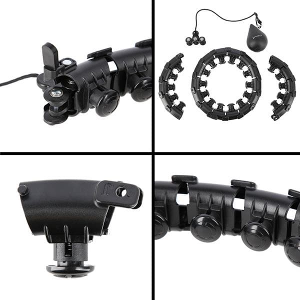 HULA HUMLE SET HHW01 SVART MED PROJEKTIONER OCH HMS VIKT + BR163 RÖTT Bälte