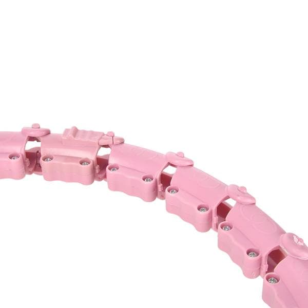 HULA HOP SET HHW02 VAALEANPINKI ULKOISTEN JA HMS-PAINOILLA + BR163 PUNAINEN VYÖ
