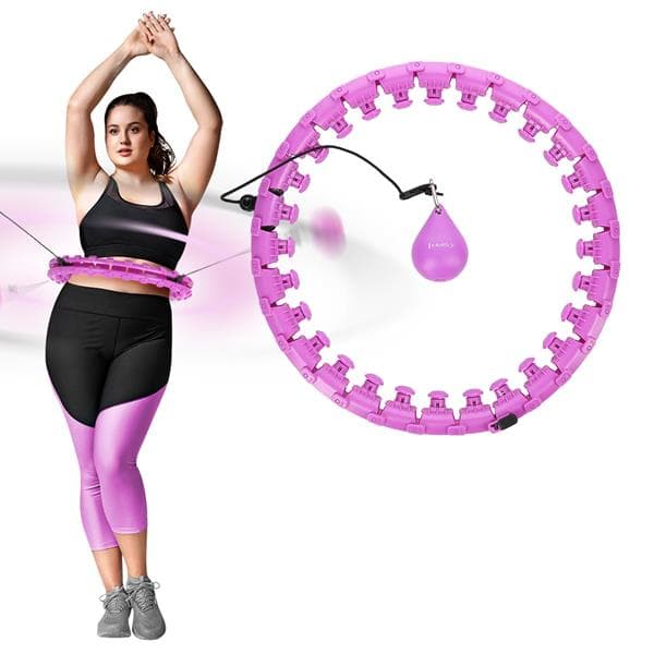 HULA HOP SETTI HHW12 VIOLETTI ULKOISTEN JA HMS-PAINOILLA + VYHNÄ BR163 MUSTA PLUS KOKO