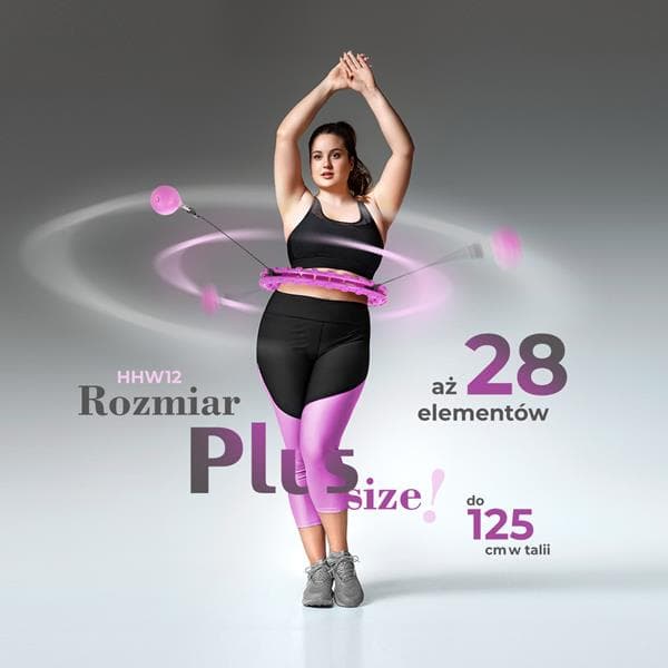 HULA HOP SETTI HHW12 VIOLETTI ULKOISTEN JA HMS-PAINOILLA + VYHNÄ BR163 MUSTA PLUS KOKO