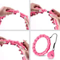 Pikkukuva 5 / 11: HULA HOP SET OHA02 PINK ULKOISTA JA PAINO YKSI FITNESS + VYÖ BR160