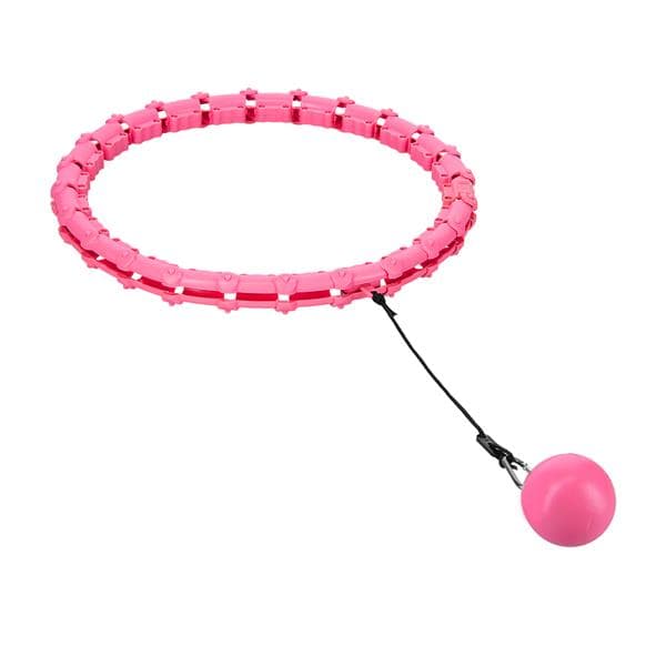 HULA HOP SET OHA02 PINK ULKOISTA JA PAINO YKSI FITNESS + VYÖ BR160