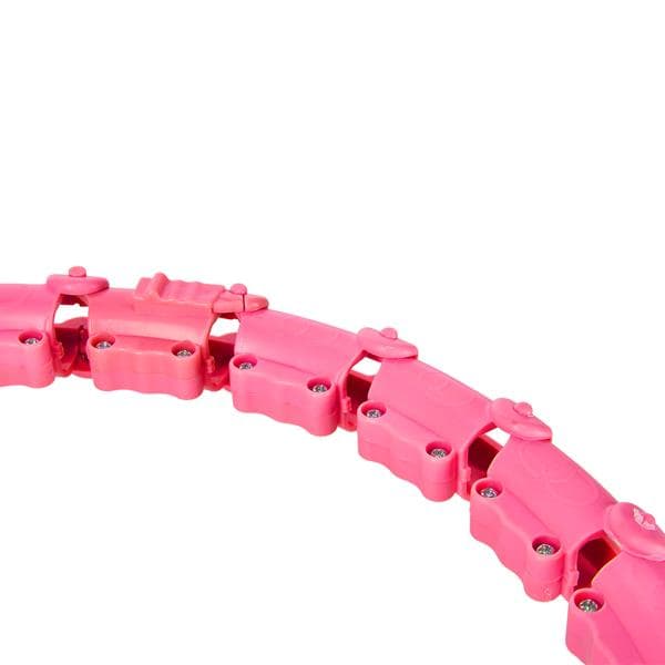 HULA HOP SET OHA02 PINK ULKOISTA JA PAINO YKSI FITNESS + VYÖ BR160