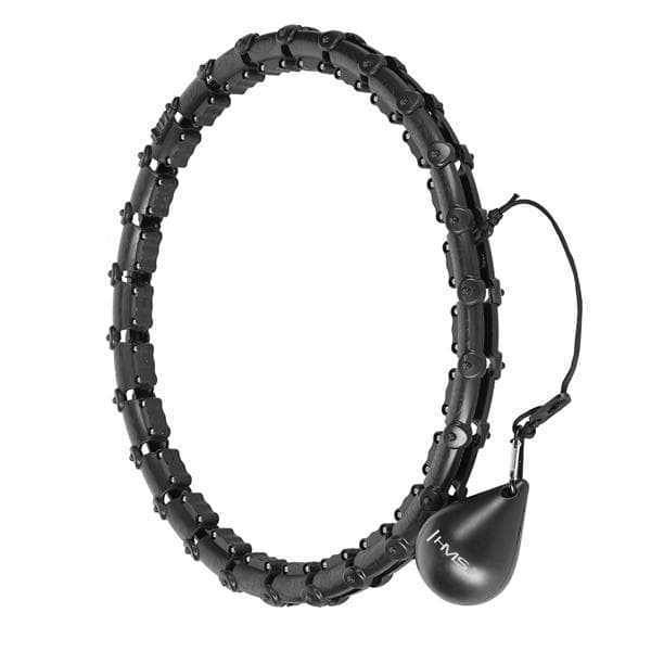 HULA HOPPSET HHW11 SVART MED UTSKRIFT OCH VIKT + BÄLTE BR163 SVART PLUS STORLEK HMS