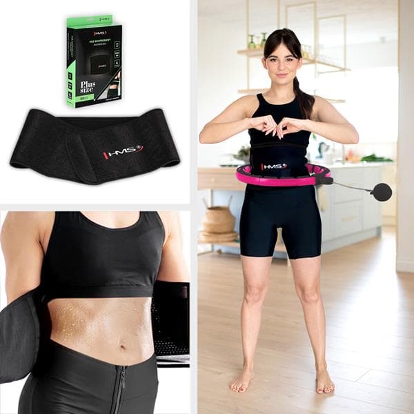 HHM16 HULA HOP MUSTA/PINKI MAGNEETIT JA PAINO + HMS-LASKIN