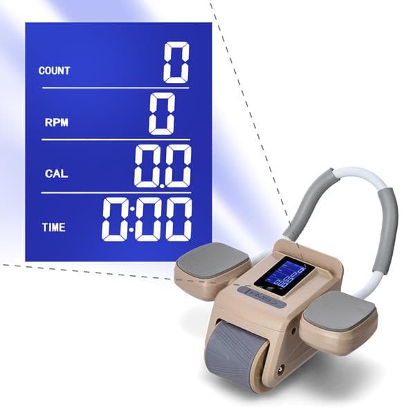 KA08 BRUN ABS AUTOMATISKT BUKHJUL MED LCD-DISPLAY OCH HMS-LADDNING