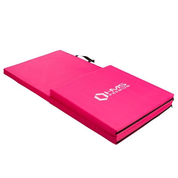 MGS02 PINK foldbar GYMNASTISK MADRAS 1800x600MM HMS PREMIUM