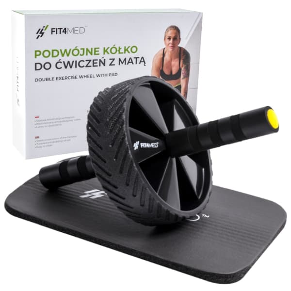 Maghjul för magövningar CrossFit-rulle