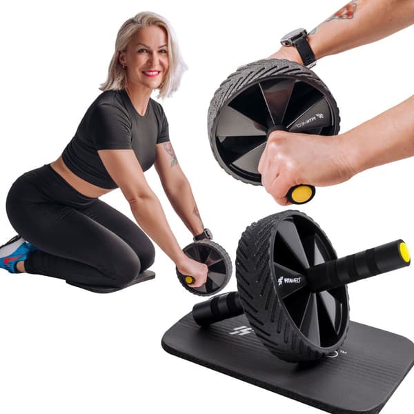 Maghjul för magövningar CrossFit-rulle