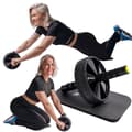 Miniatyrbild 6 av 11: Maghjul för magövningar CrossFit-rulle