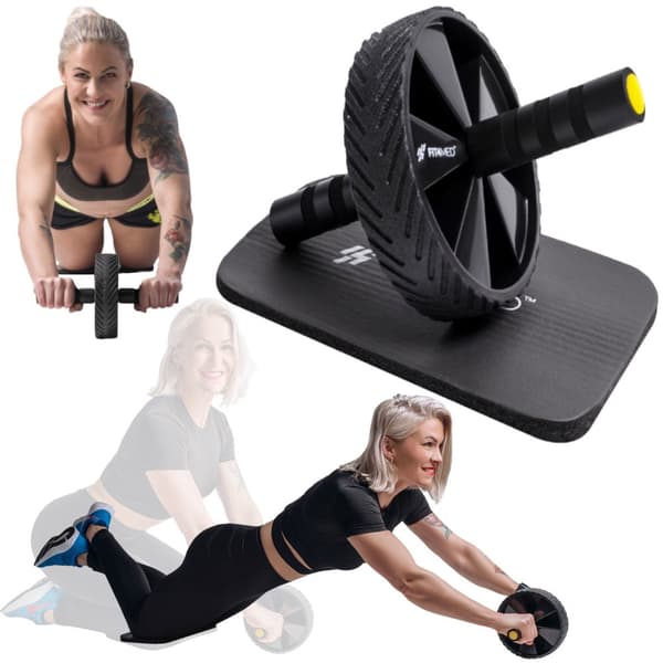 Maghjul för magövningar CrossFit-rulle