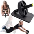 Miniatyrbild 7 av 11: Maghjul för magövningar CrossFit-rulle
