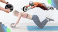 Miniatyrbild 11 av 11: Maghjul för magövningar CrossFit-rulle