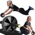 Miniatyrbild 2 av 11: Maghjul för magövningar CrossFit-rulle