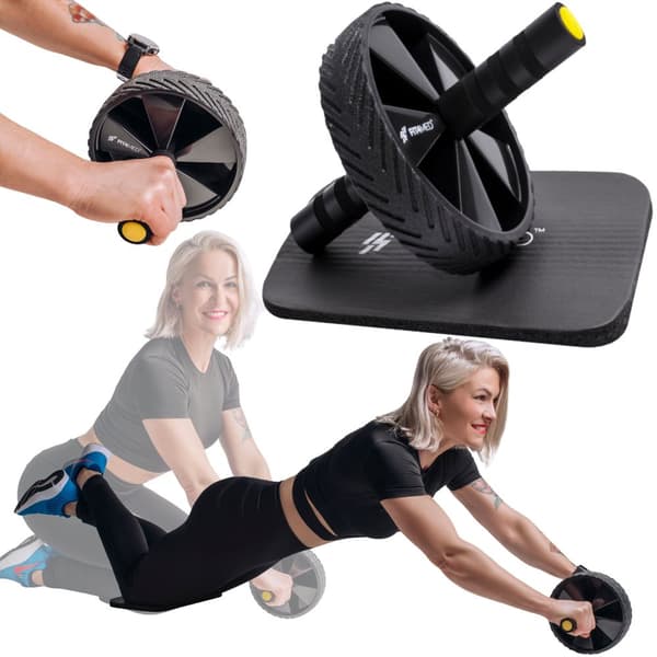 Maghjul för magövningar CrossFit-rulle