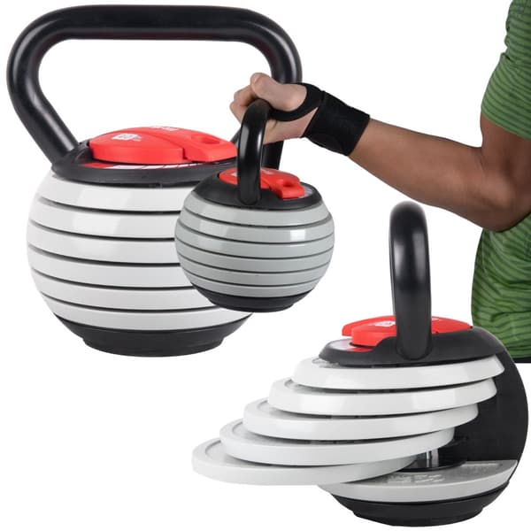 KETTLEBELL-boll Gjutjärn Justerbar Hantel 3.5-18.1