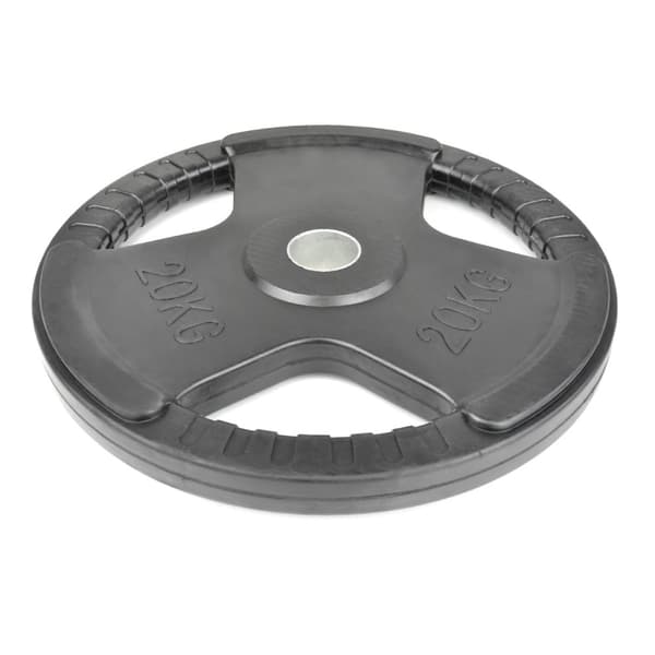 Metallvikt med gummerad yta 20 kg