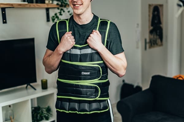 Viktväst med justerbar vikt MASTER 20 kg