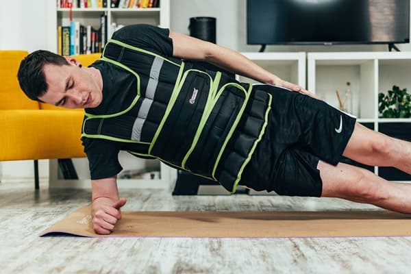 Viktväst med justerbar vikt MASTER 20 kg