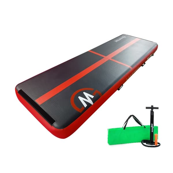 Airtrack akrobatisk bana MASTER 300 x 100 x 10 cm - Svart-Röd