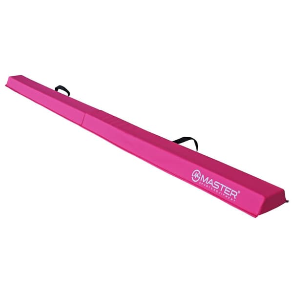Hopfällbar balansbom gymnastik MASTER 240 cm EVA - rosa