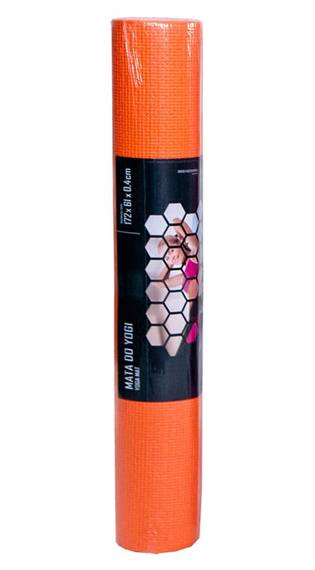 YOGA MAT ALLRIGHT ORANGE 172x61x0,4cm