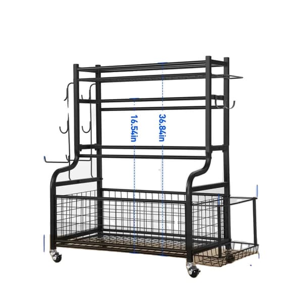 Hantelställ, Viktkapacitet 350 lb, Mått 40,39 tum x 36,86 tum x 15,75 tum,svart