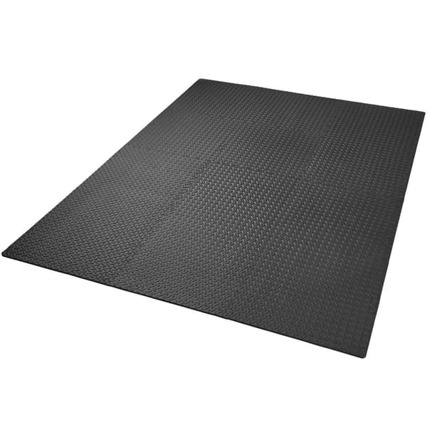 Träningsmatta 12-pack - svart