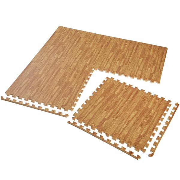 Träningsmatta 12-pack - trädekor