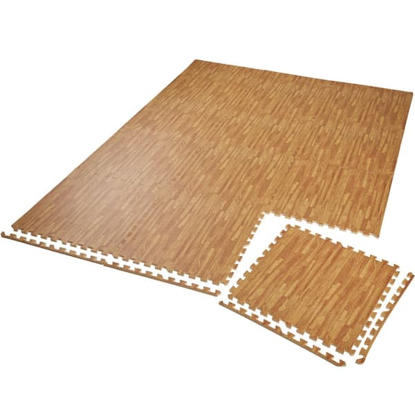 Träningsmatta 12-pack - trädekor