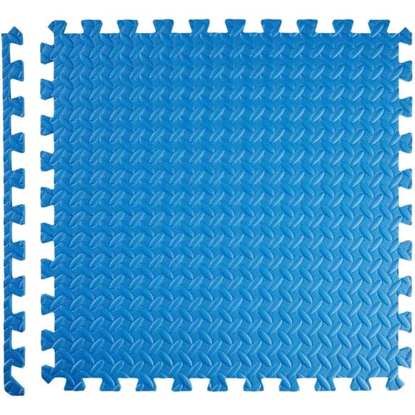 Träningsmatta 12-pack - blå