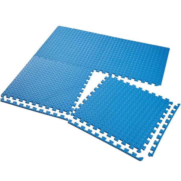 Träningsmatta 12-pack - blå
