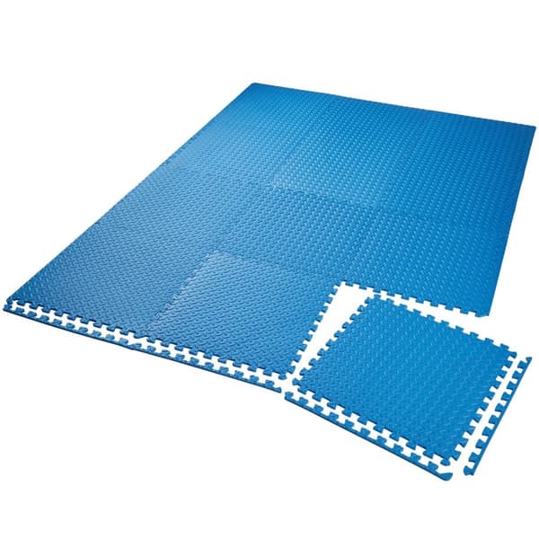 Träningsmatta 12-pack - blå