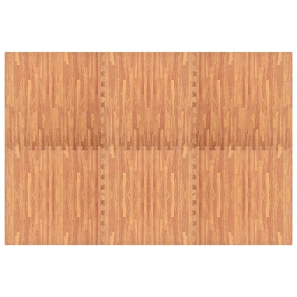 vidaXL Gulvmatter 6 stk trekorn 2,16 ㎡ EVA-skum