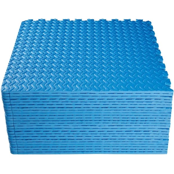 Träningsmatta 24-pack - blå