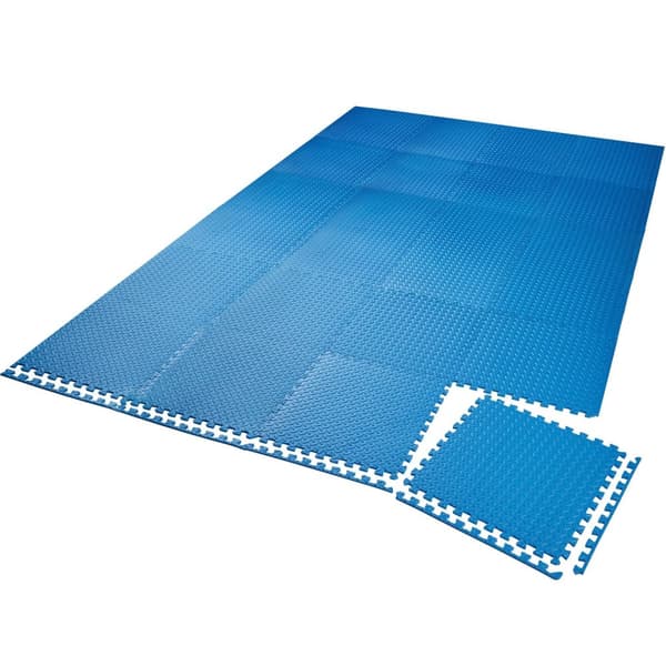 Träningsmatta 24-pack - blå
