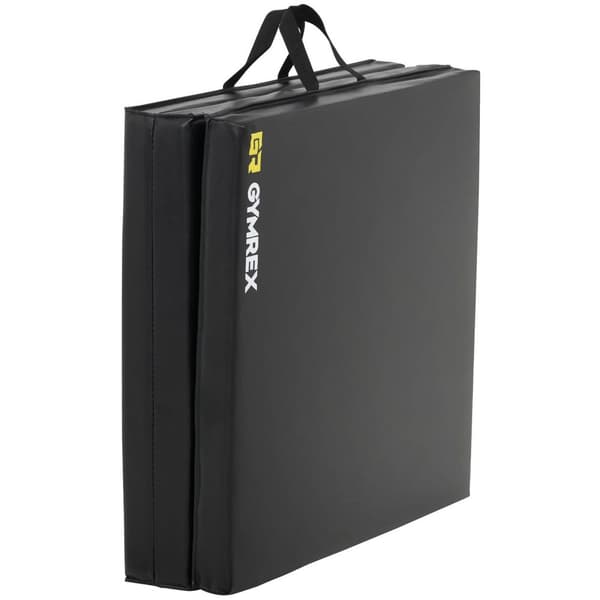 Gymrex Vikbar gymnastikmatta - 180 x 60 x 5 cm - svart