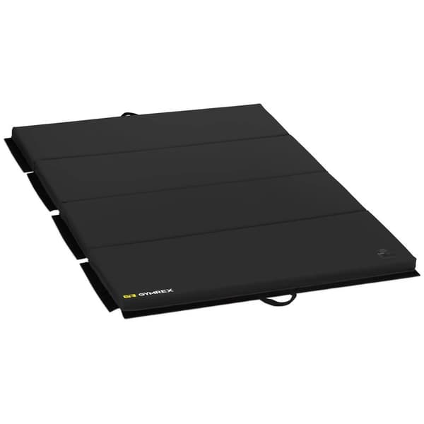 Gymrex Vikbar gymnastikmatta - 200 x 120 x 5 cm - Svart - Bärvikt 170 kg