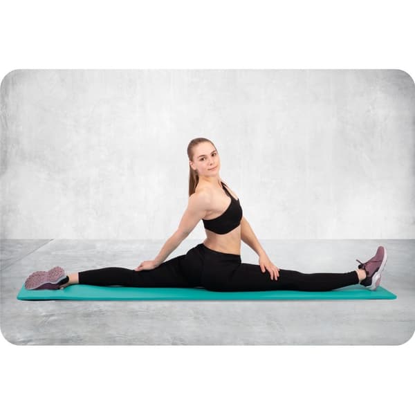Tjock träningsmatta 183 x 60 cm Neo-Sport - 192301 turkos