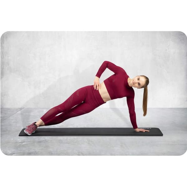 Tjock träningsmatta 183 x 60 cm Neo-Sport - 192300 svart
