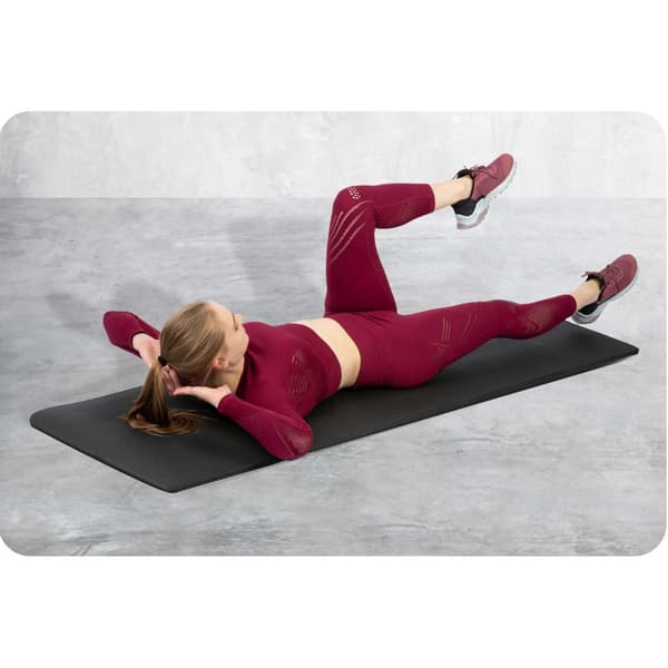 Tjock träningsmatta 183 x 60 cm Neo-Sport - 192300 svart
