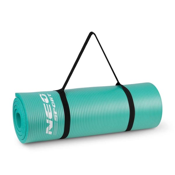 Tjock träningsmatta 183 x 60 cm Neo-Sport - 192301 turkos