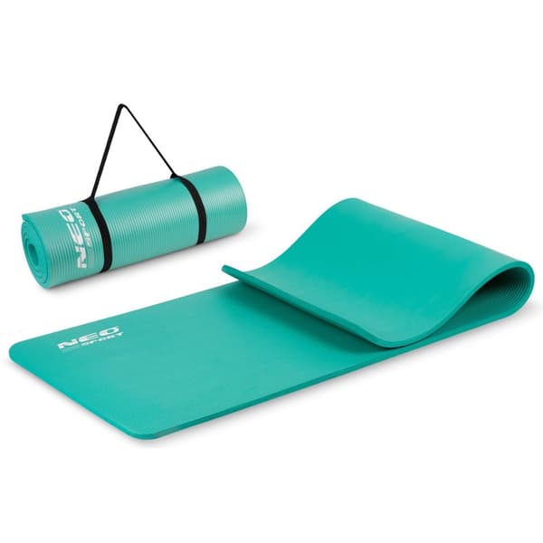 Tjock träningsmatta 183 x 60 cm Neo-Sport - 192301 turkos