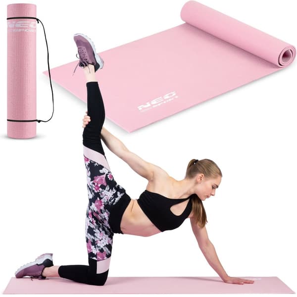 Træningsmåtte 173 x 61 cm Neo-Sport - 192101 pink