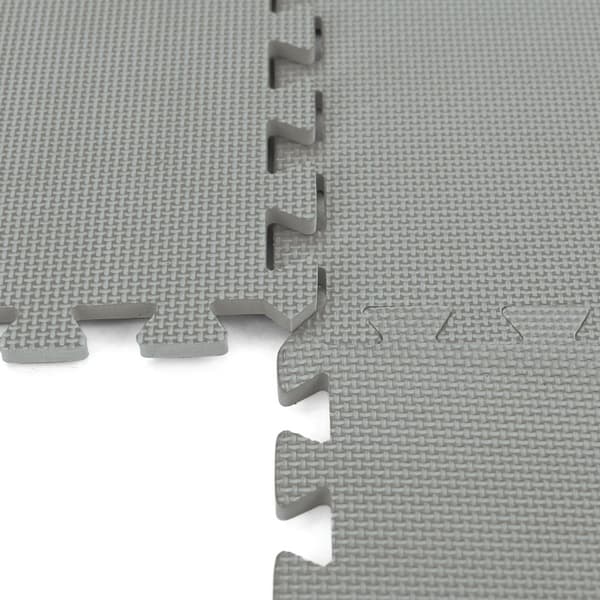 RAMROXX 8-stk sport gulvfliser, 50x50cm, 10mm tyk EVA-skum, budgetvenlig beskyttelse