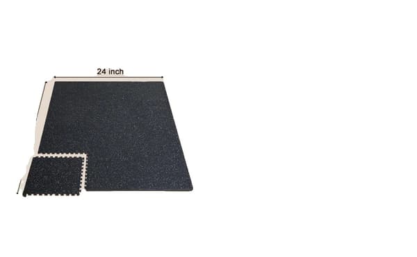 Interlocking gymnastikgulvmåtter, holdbar gummioverflade, nem montering,Hvid 48 kvm