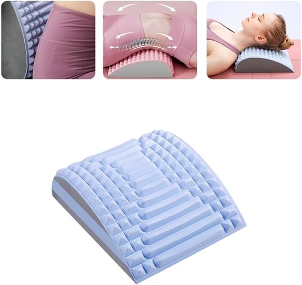Rygg- & Nacksträckare - 5-nivåjustering för Diskbråck/Sciatica | Blå Ryggvård för Hemmaklinik